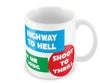 AC DC Stickers Mug