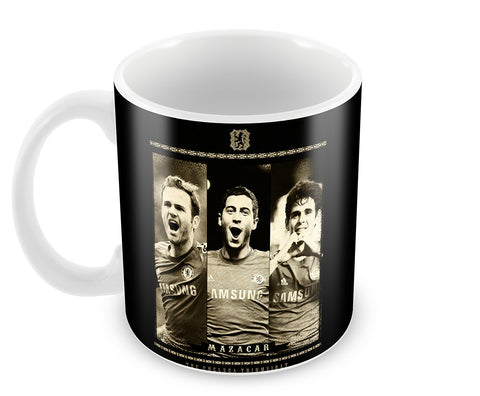 Beware the Mazacar Chelsea Minimal Football Mug